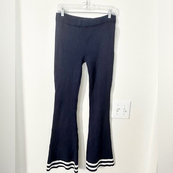 Edikted Pluto Ribbed Flared Pants M - Picture 2 of 7